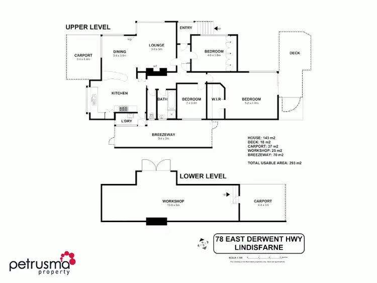 Floorplan of Homely house listing, 78 East Derwent Highway, Lindisfarne TAS 7015