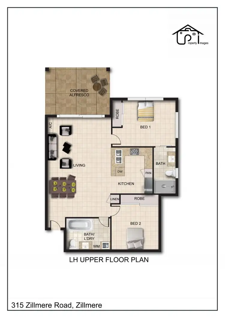 Floorplan of Homely block of units listing, 315 Zillmere Road, Zillmere QLD 4034