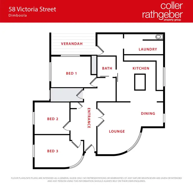 Floorplan of Homely house listing, 58 Victoria Street, Dimboola VIC 3414