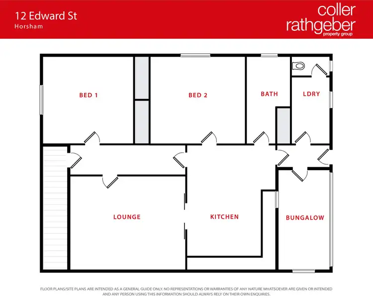 Floorplan of Homely house listing, 12 Edward Street, Horsham VIC 3400