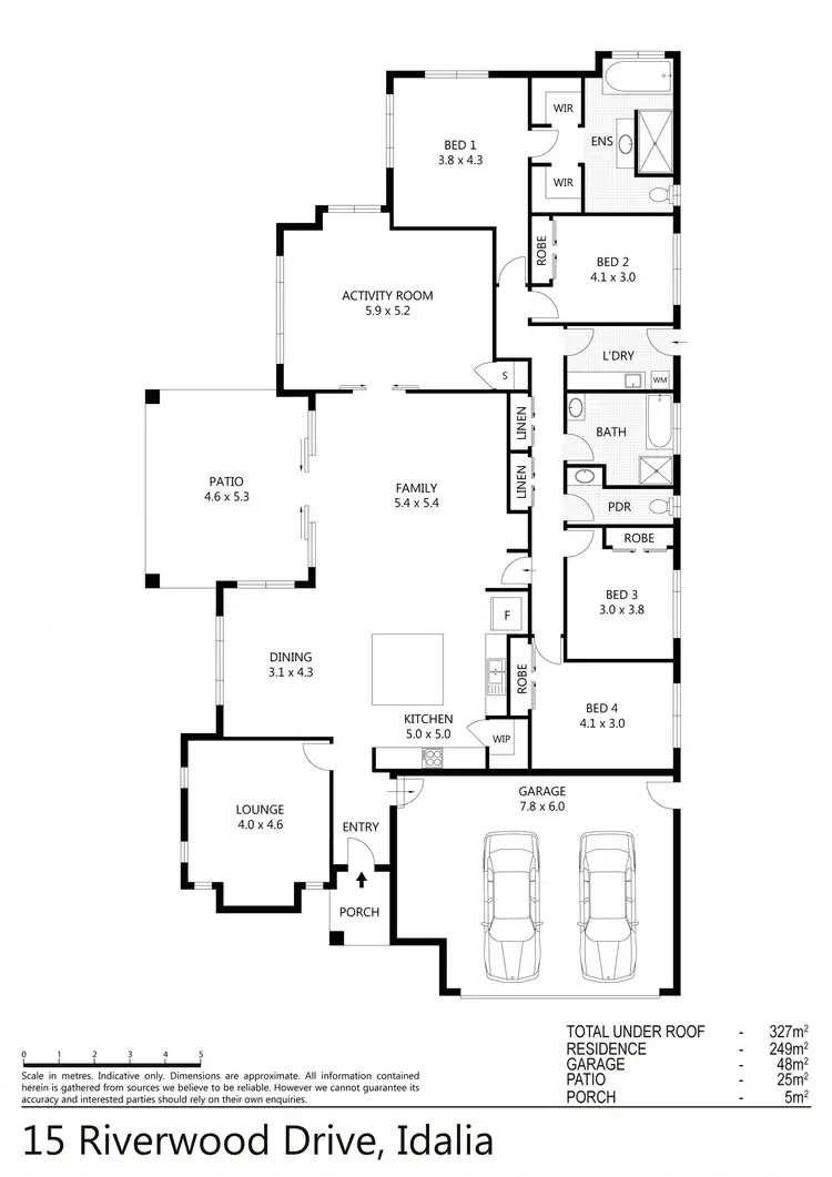 Floorplan of Homely house listing, 15 Riverwood Drive, Idalia QLD 4811
