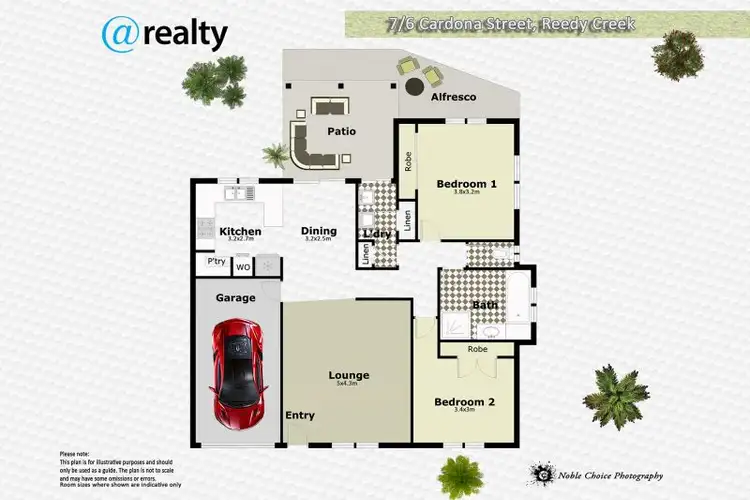 Floorplan of Homely villa listing, 7/6 Cardona Court, Reedy Creek QLD 4227