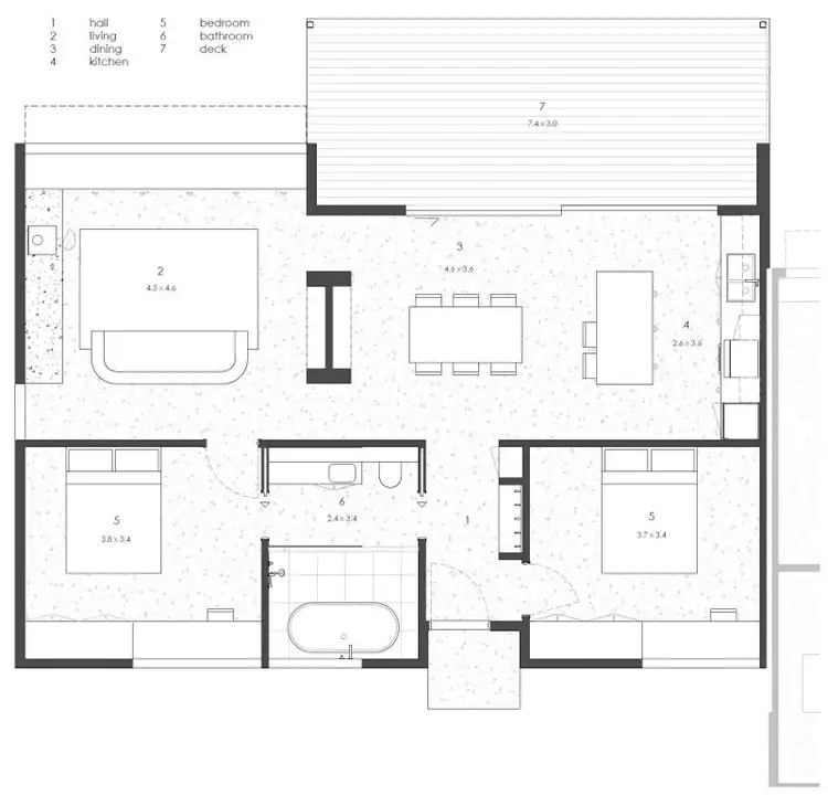 Floorplan of Homely house listing, 10 Main Road, Chewton VIC 3451