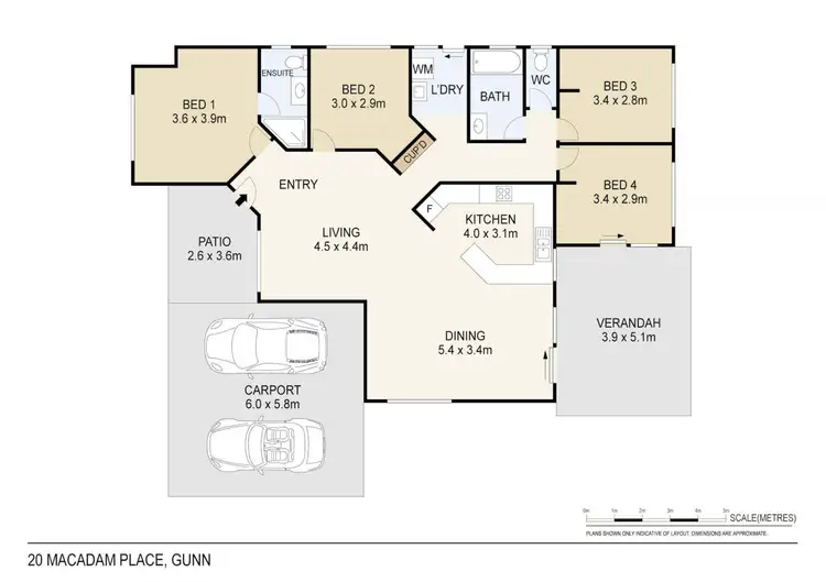 Floorplan of Homely house listing, 20 Macadam Place, Gunn NT 832