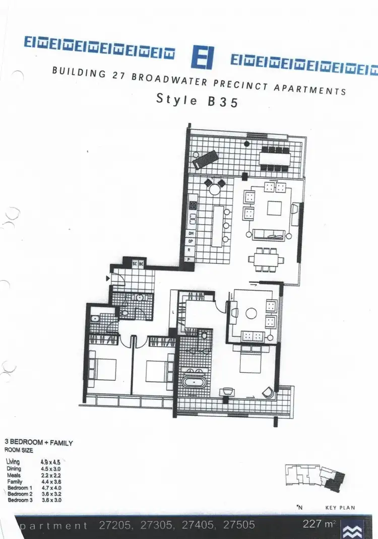 Floorplan of Homely apartment listing, 27405/2 Ephraim Island Parade, Paradise Point QLD 4216