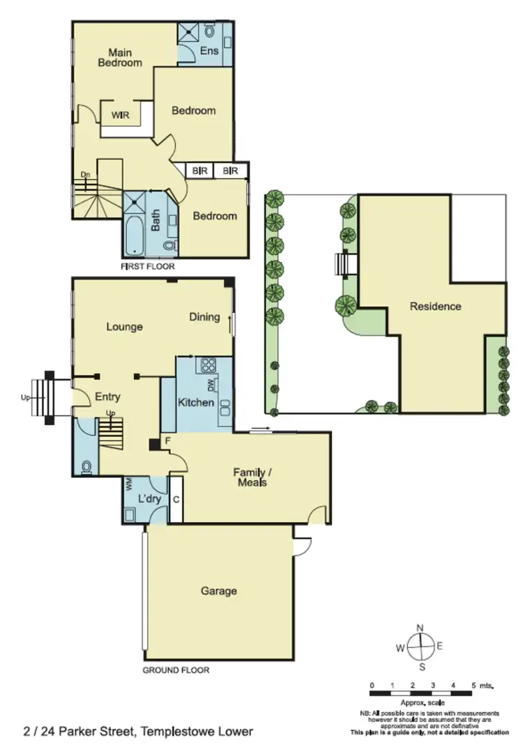 Floorplan of Homely house listing, 2/24 Parker Street, Templestowe Lower VIC 3107