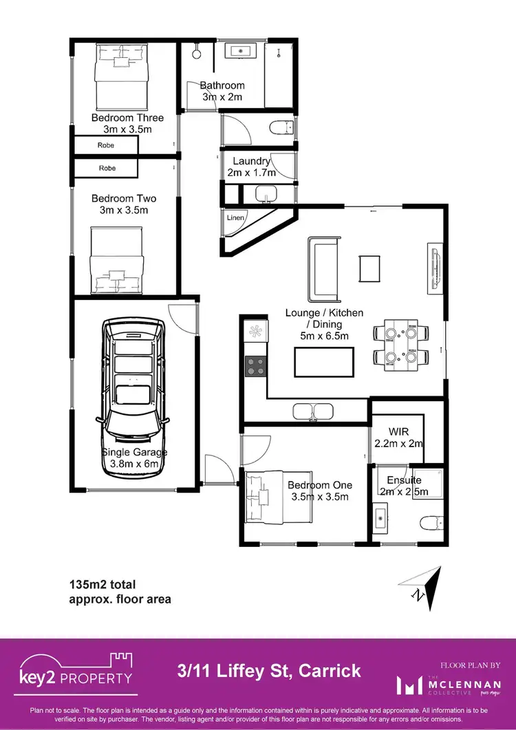 Floorplan of Homely house listing, 3/11 Liffey Street, Carrick TAS 7291