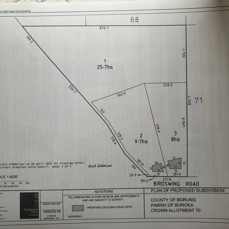 Floorplan of Homely land listing, Lot 2 168 Birdswing Road, Halls Gap VIC 3381