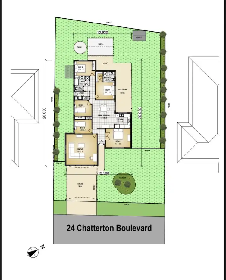 Floorplan of Homely house listing, 24 Chatterton boulevard, Gracemere QLD 4702