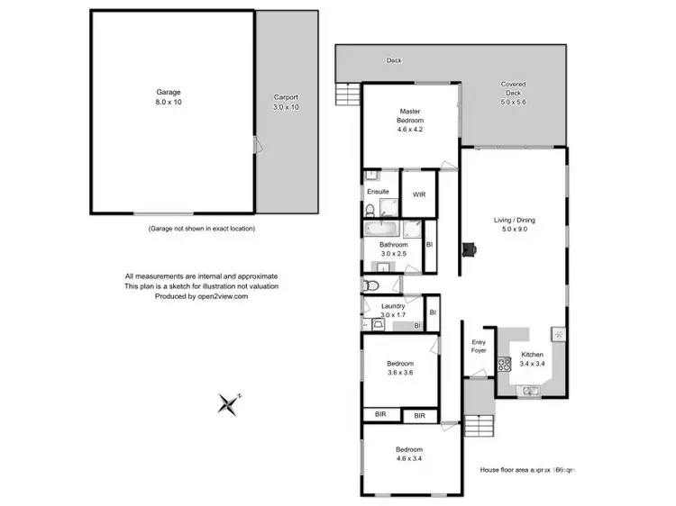 Floorplan of Homely house listing, 21 Sandy Point Avenue, Dodges Ferry TAS 7173