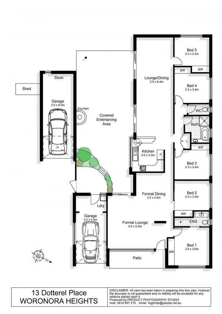 Floorplan of Homely house listing, 13 Dotterel Place, Woronora Heights NSW 2233