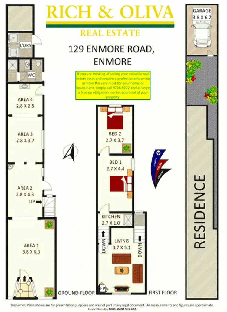 Floorplan of Homely house listing, 129 Enmore Road, Enmore NSW 2042
