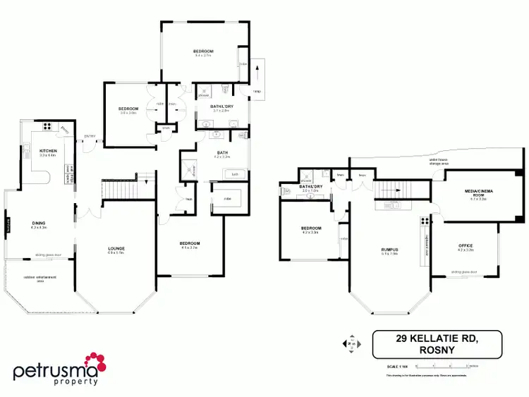 Floorplan of Homely house listing, 29 Kellatie Road, Rosny TAS 7018