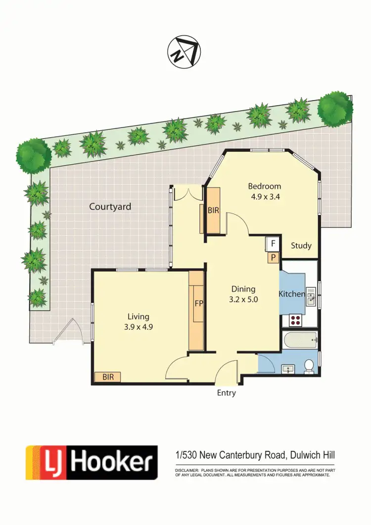 Floorplan of Homely apartment listing, 1/530 New Canterbury Road, Dulwich Hill NSW 2203