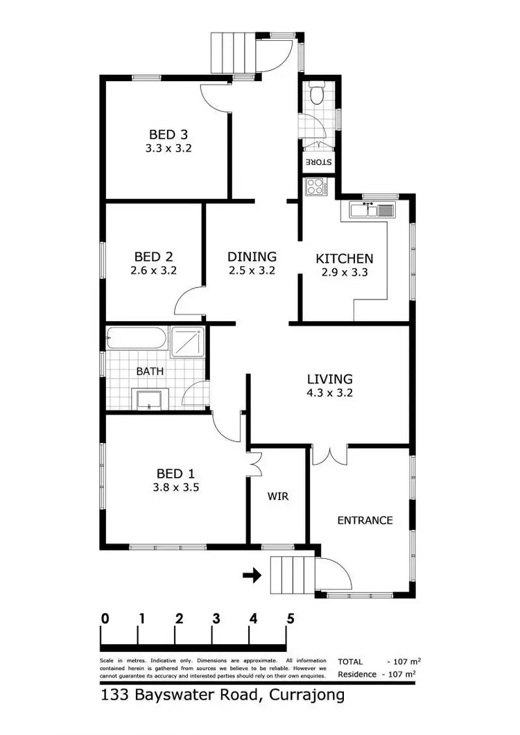 Floorplan of Homely house listing, 133 Bayswater Road, Currajong QLD 4812