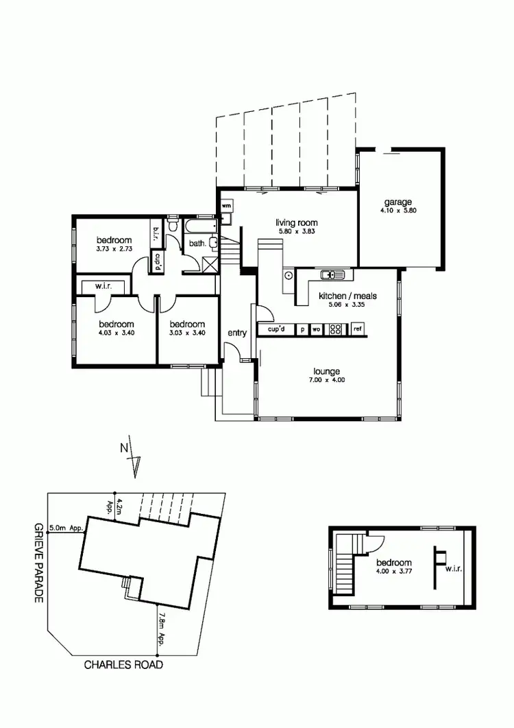 Floorplan of Homely house listing, 1 Charles Road, Altona VIC 3018
