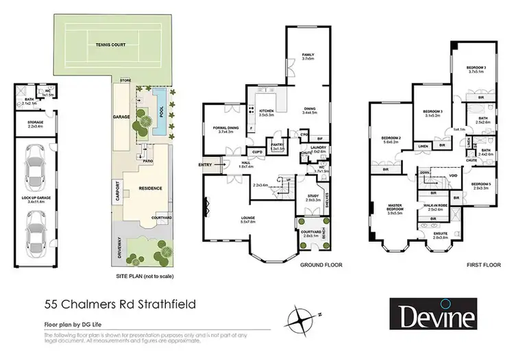 Floorplan of Homely house listing, 55 Chalmers Road, Strathfield NSW 2135