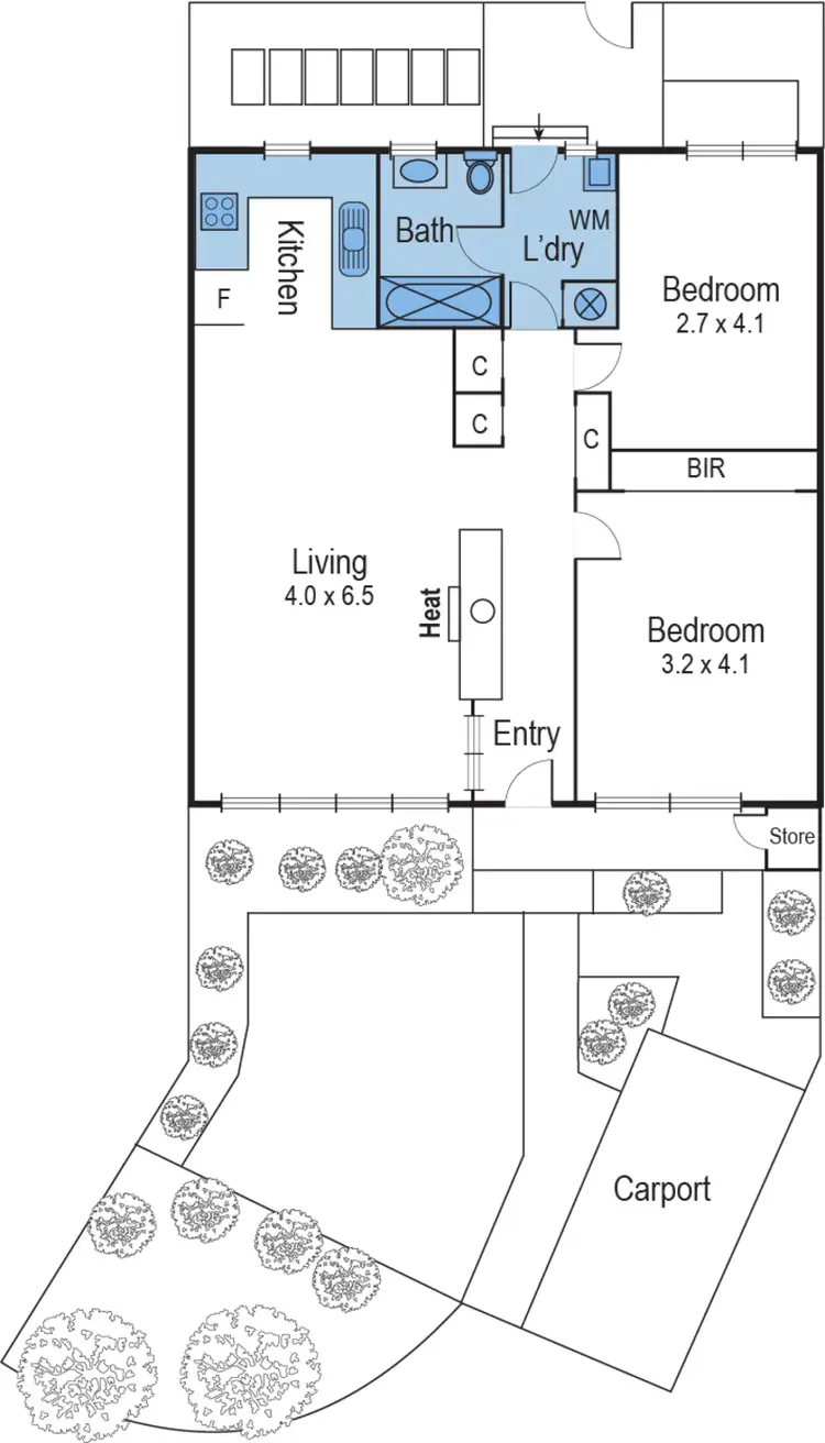 Floorplan of Homely unit listing, 5/24 Retreat Road, Newtown VIC 3220