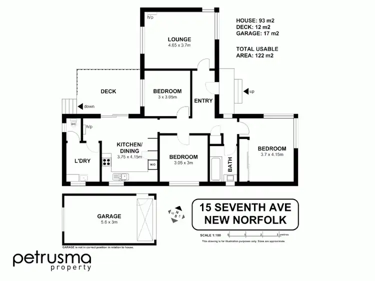 Floorplan of Homely house listing, 15 Seventh Avenue, New Norfolk TAS 7140