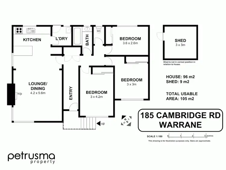 Floorplan of Homely house listing, 185 Cambridge Road, Warrane TAS 7018