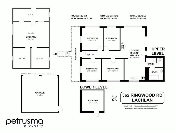 Floorplan of Homely house listing, 362 Ringwood Road, Lachlan TAS 7140