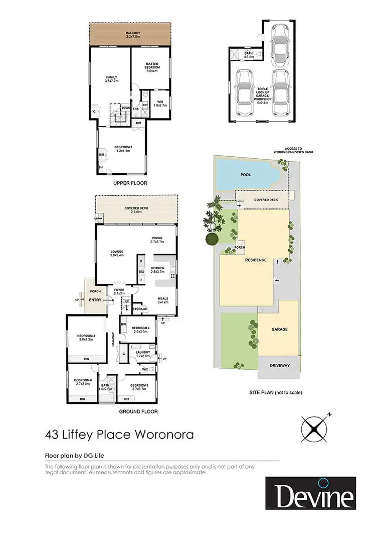 Floorplan of Homely house listing, 43 Liffey Place, Woronora NSW 2232