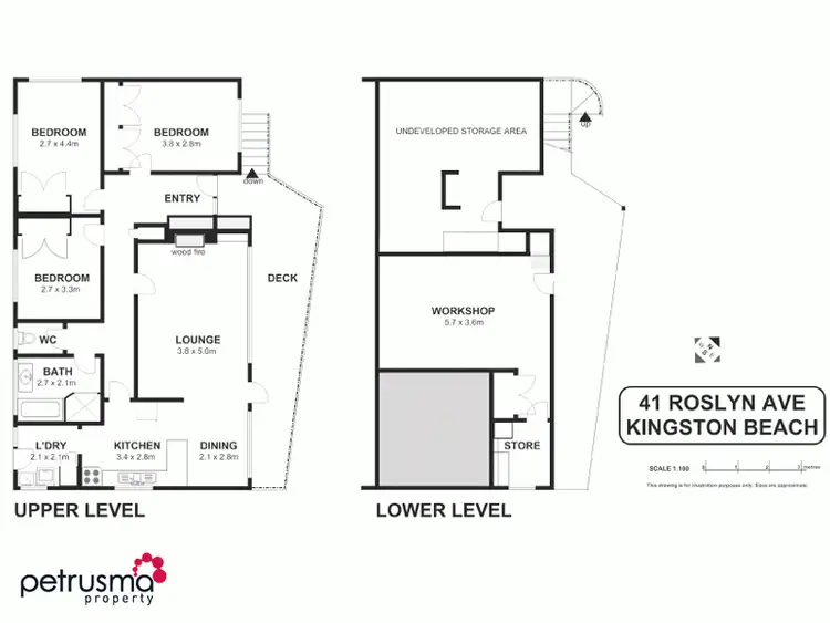 Floorplan of Homely house listing, 41 Roslyn Avenue, Kingston Beach TAS 7050