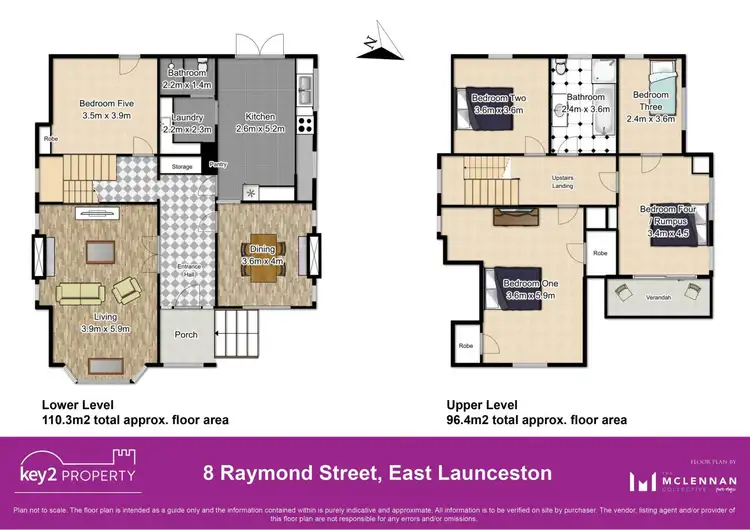 Floorplan of Homely house listing, 8 Raymond Street, East Launceston TAS 7250