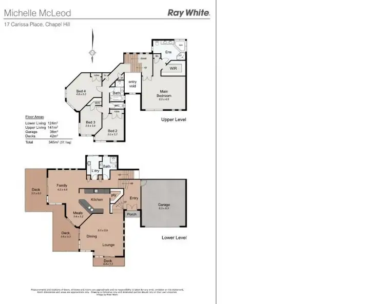Floorplan of Homely house listing, 17 Carissa Place, Chapel Hill QLD 4069