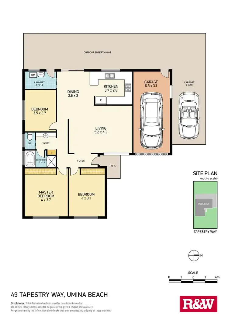 Floorplan of Homely house listing, 49 Tapestry Way, Umina Beach NSW 2257