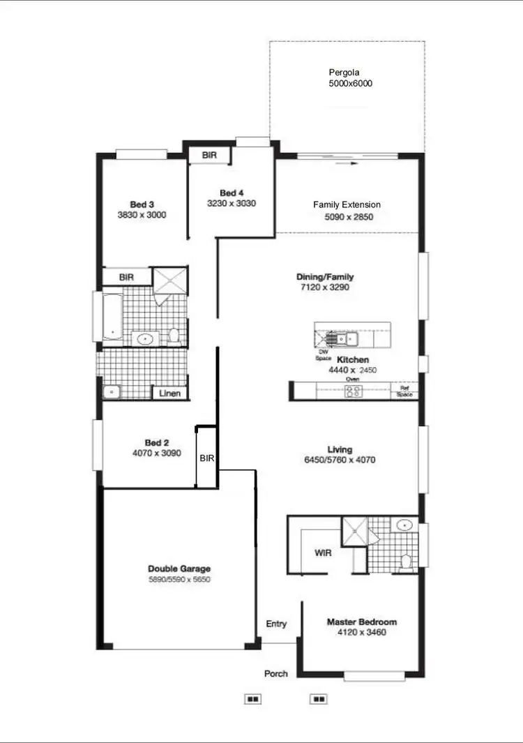 Floorplan of Homely house listing, 40 Katinka Street, Bonnyrigg NSW 2177