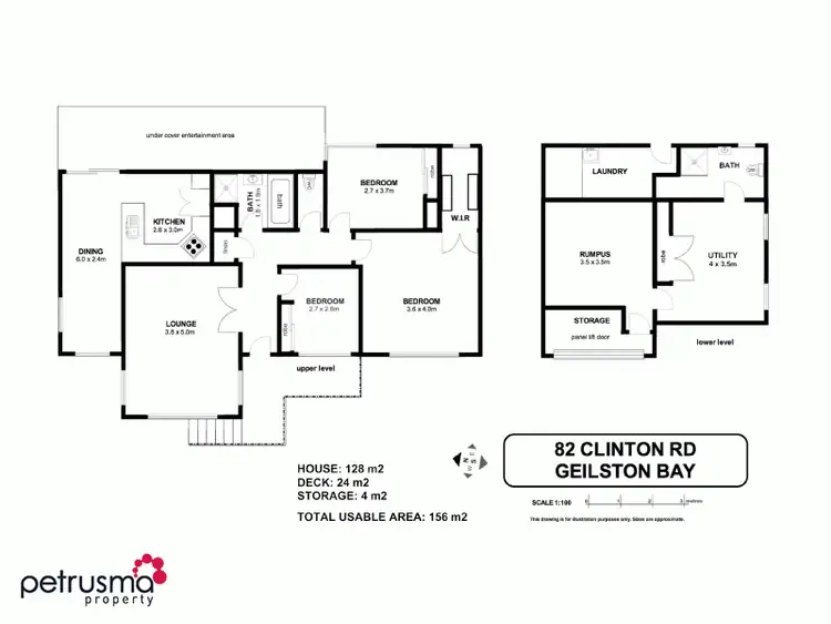 Floorplan of Homely house listing, 82 Clinton Road, Geilston Bay TAS 7015
