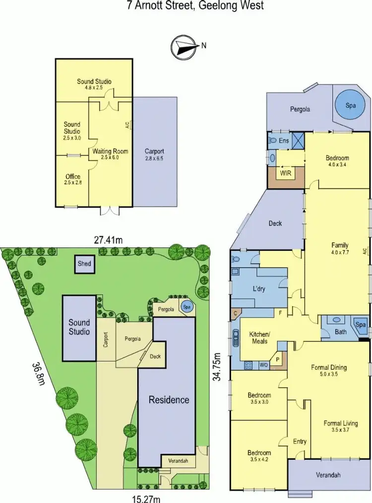 Floorplan of Homely house listing, 7 Arnott Street, Geelong West VIC 3218