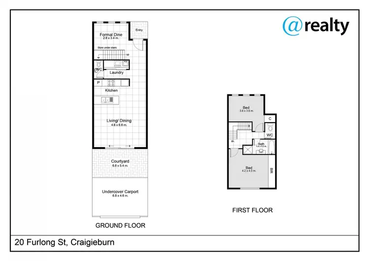 Floorplan of Homely house listing, 20 Furlong Street, Craigieburn VIC 3064