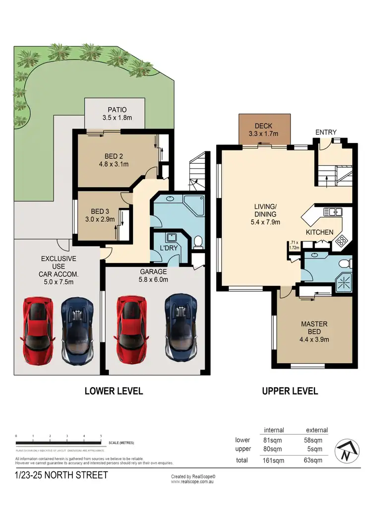 Floorplan of Homely townhouse listing, 1/23-25 NORTH STREET, Cleveland QLD 4163