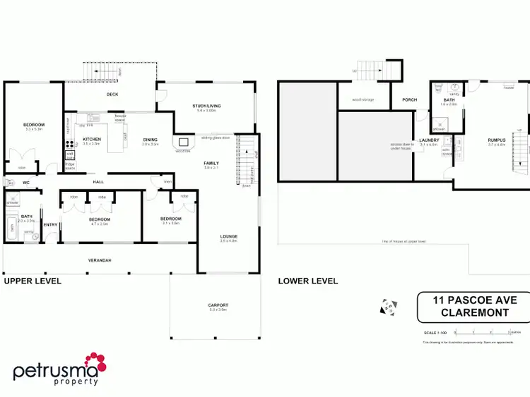 Floorplan of Homely house listing, 11 Pascoe Avenue, Claremont TAS 7011