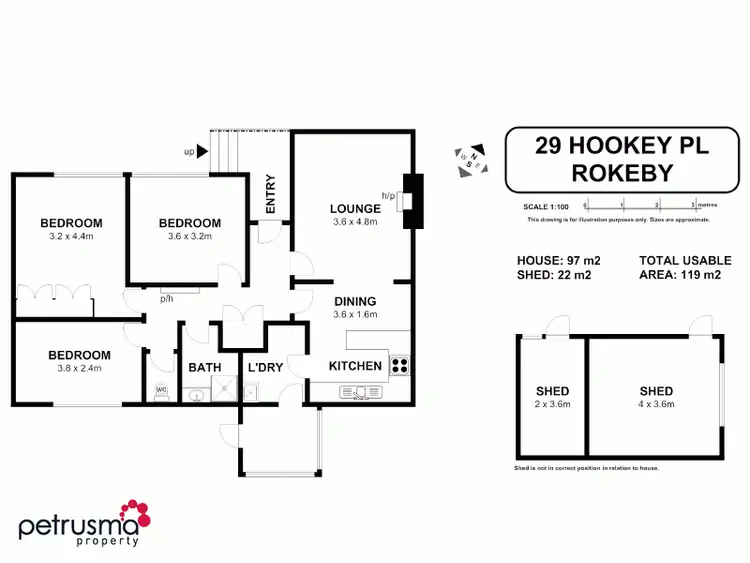Floorplan of Homely house listing, 29 Hookey Place, Rokeby TAS 7019