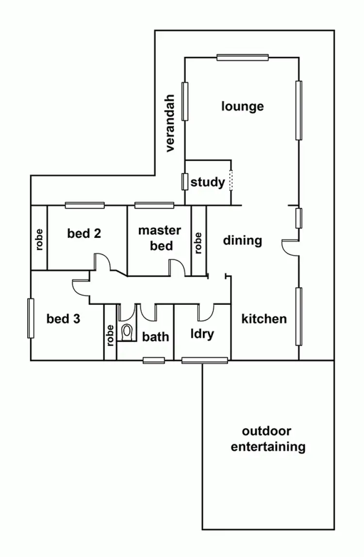 Floorplan of Homely house listing, 75 Hutchinsons Road, Quantong VIC 3401