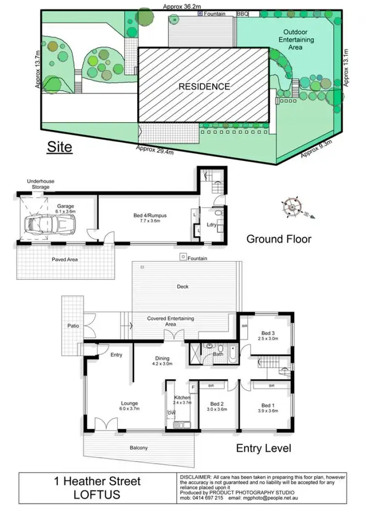 Floorplan of Homely house listing, 1 Heather Street, Loftus NSW 2232