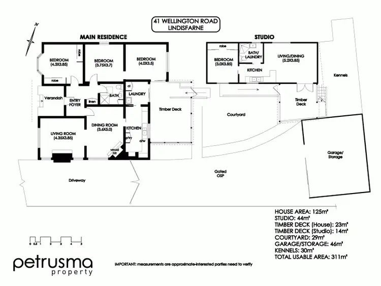 Floorplan of Homely house listing, 41 Wellington Road, Lindisfarne TAS 7015