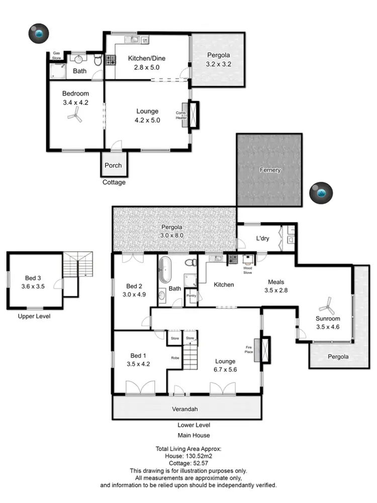 Floorplan of Homely rural property listing, 157 Nosworthy Road, Inman Valley SA 5211