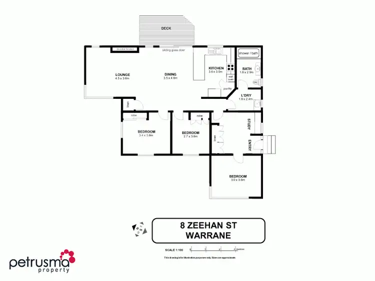 Floorplan of Homely house listing, 8 Zeehan Street, Warrane TAS 7018