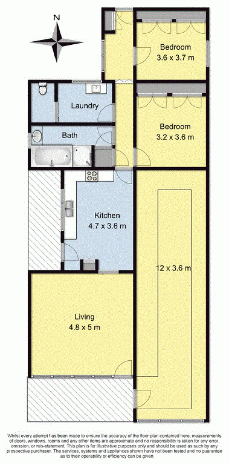 Floorplan of Homely house listing, 12 Noel Street, Apollo Bay VIC 3233
