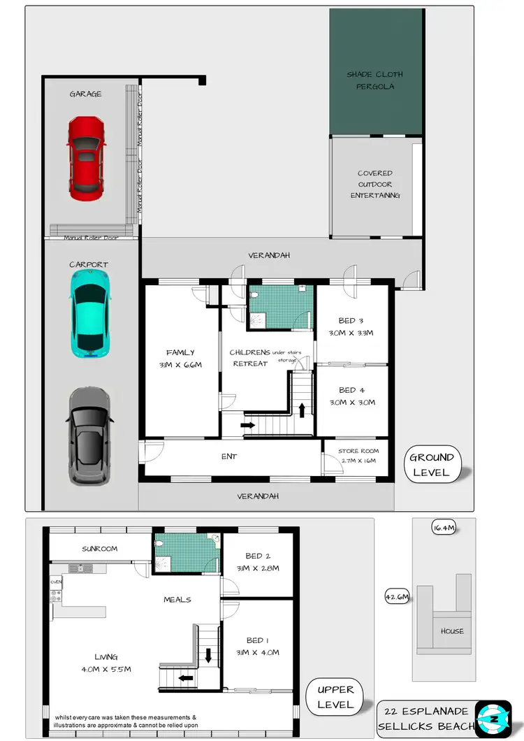 Floorplan of Homely house listing, 22 Esplanade, Sellicks Beach SA 5174
