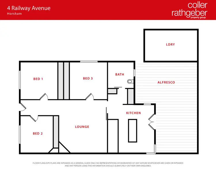Floorplan of Homely house listing, 4 Railway Avenue, Horsham VIC 3400
