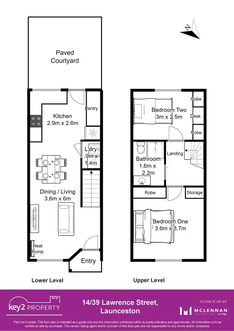 Floorplan of Homely unit listing, 14/39 Lawrence Street, Launceston TAS 7250