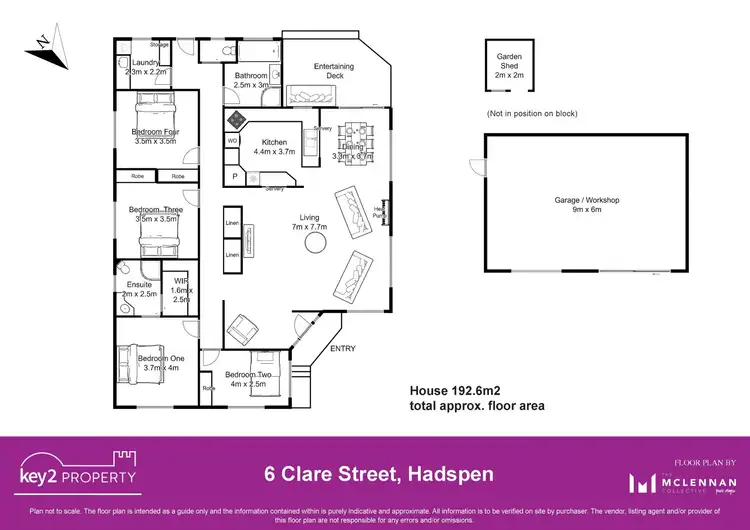 Floorplan of Homely house listing, 6 Clare Street, Hadspen TAS 7290