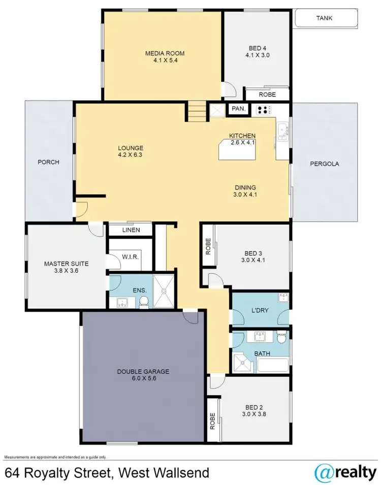 Floorplan of Homely house listing, 64 Royalty Street, West Wallsend NSW 2286