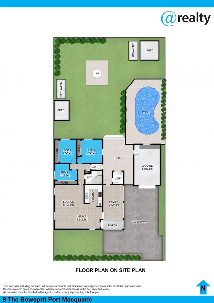 Floorplan of Homely house listing, 9 The Bowsprit, Port Macquarie NSW 2444