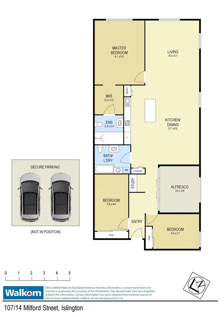 Floorplan of Homely apartment listing, 107/14 Milford Street, Islington NSW 2296